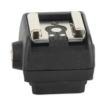 Mini Plastic Hot Shoe Adapter, Conversor para Alpha Flash, Acessório para câmera, Novo