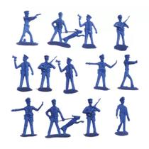 Mini Policial de Plástico Azul - 24 Unidades