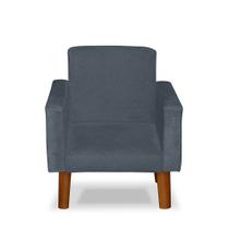 Mini Poltrona Cadeira Infantil Nina de Criança Suede Azul Turquesa Pés Palito Mini Poltrona Cadeira Infantil Nina de Criança Suede Azul Turquesa Pés Palito