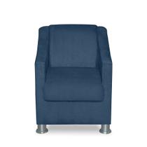 Mini Poltrona Cadeira Infantil Tilla De Criança Suede Azul Marinho Mini Poltrona Cadeira Infantil Tilla De Criança Suede Azul Marinho