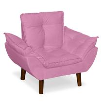Mini Poltrona Decorativa Infantil Suede Rose LM Decor Mini Poltrona Decorativa Infantil Suede Rose LM Decor