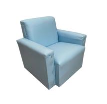 Mini poltrona sofá infantil - azul claro