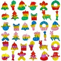Mini Pop Bubble Fidget Toy NBDIB Christmas 36 unidades para crianças