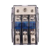 Mini Porta-Fusível De Liga De Zinco Niquelado Para Caixa De Fusíveis AFS De Áudio Automotivo Bloco Mini Porta-Fusível De Liga De Zinco Niquelado Para Caixa De Fusíveis AFS De Áudio Automotivo Bloco