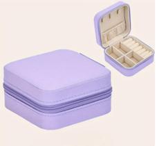Mini porta joia correntinhas, pulseiras, aneis, bijouterias lilas - THOR