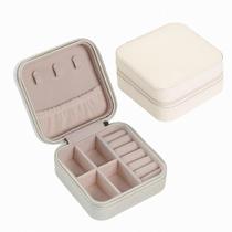 Mini Porta-Jóias de Viagem em material sintético Pequeno Mini Porta-Jóias de Viagem em material sintético Pequeno