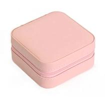 Mini Porta Jóias Organizador Viagem Maleta Caixa C/ Zíper