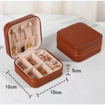 Mini Porta Joias Portátil de bolsa com divicoes para Brinco Colar e pulseiras Mini Porta Joias Portátil de bolsa com divicoes para Brinco Colar e pulseiras