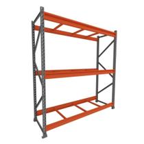 Mini Porta Palete SA Inicial 2,00x1,80x0,60cm, 3 Níveis, 500kg Mini Porta Palete SA Inicial 2,00x1,80x0,60cm, 3 Níveis, 500kg