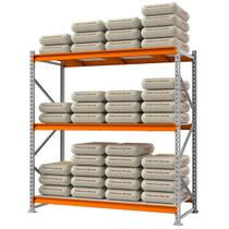 Mini Porta Pallet 1 Inicial 200x180x60 3 Niveis 500kg Com Bandeja MDP Amapá Mini Porta Pallet 1 Inicial 200x180x60 3 Niveis 500kg Com Bandeja MDP Amapá