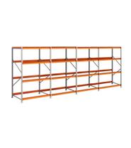 Mini Porta Pallet 250kg 1 Inicial 3 Continuações 7,45m Comprimento 2,00m x 1,80m x 60cm 4 Níveis