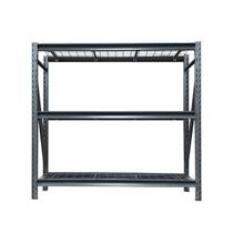 Mini Porta Pallet 3 Níveis com Prateleiras de Tela 200x180x80 cm Grafite Direto da Fábrica