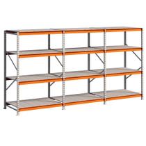 Mini Porta Pallet MPP250 1 Inicial 2 Continuações 2,00x1,20x0,60 4N Com Bandejas - Amapá