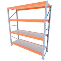 Mini Porta Pallet Prateleira Reguláveis 800 Kg Total - Cinza