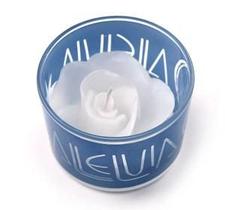 Mini porta vela aleluia azul Mini porta vela aleluia azul
