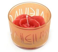 Mini porta vela aleluia dourado