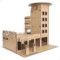 Mini Posto de combustível Brinquedos mdf criativa