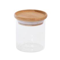 Mini Pote de Vidro Hermético Vedação Redondo Empilhar 200ml