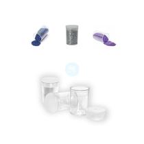 Mini Pote Glitter Miçangas Lantejoula 7ml T.cPressão 100und