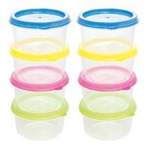 Mini Potes para Armazenamentos Diversos 8 Peças - MP-06