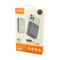 Mini Power Bank 5000mAh Magnético 20W PD Kaidi Kd-995