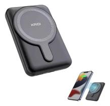 Mini Power Bank Carga Rápida Sem Fio 5000 Mah Knc-8885 USB-C