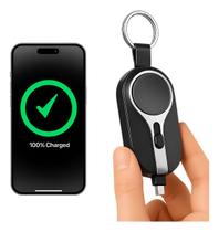 Mini Power Bank Chaveiro Compativel com iPhone 16 Pro Max Tipo C