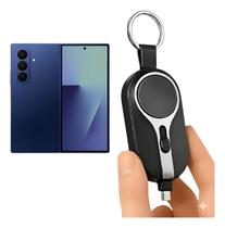 Mini Power Bank Chaveiro Para Galaxy Zfold 7