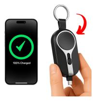 Mini Power Bank Chaveiro Tipo C Mini Power Bank Chaveiro Tipo C