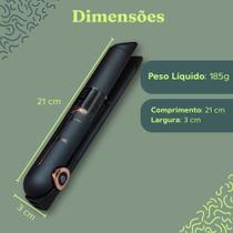 Mini Prancha Chapinha Portátil Sem Fio Recarregável Usb Preto Mini Prancha Chapinha Portátil Sem Fio Recarregável Usb Preto