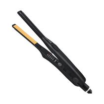 Mini Prancha De Cabelo Cerâmica E Modelador De Cachos 2 Em 1 Profissional Com Temperatura Ajustável Mini Prancha De Cabelo Cerâmica E Modelador De Cachos 2 Em 1 Profissional Com Temperatura Ajustável