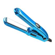 Mini Prancha de Cabelo MQ Pro Barber Titanium - Azul - MQ Professional