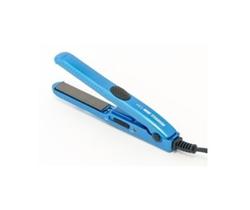 Mini Prancha de Cabelo Titanium Azul Bivolt MQ Hair