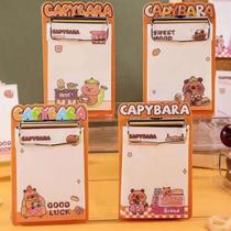 Mini Prancheta Bloco de Notas Capivara Sweet