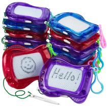 Mini prancheta magnética Bedwina, pacote de 12 para crianças