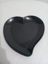 Mini prato de coração - preto - PS