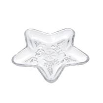 Mini Prato Decorativo Star Vidro 1Pc 20.8X20.8X2.7Cm