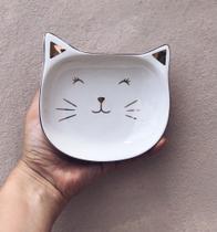 Mini Prato Gato em Cerâmica