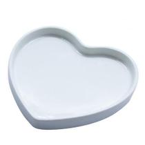 Mini Prato Petisqueira Coração Hearth Em Porcelana 12,8Cm