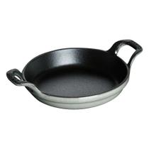 Mini prato staub redondo em ferro fundido cinza grafite 12cm 405095440