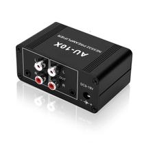 Mini pré-amplificador de áudio estéreo ATNEDCVH AU-10X Gain 20dB