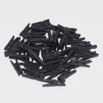 Mini Pregador Decorativo Preto - 50 unidades - Artlillie - Rizzo
