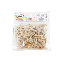 Mini Pregadores Kit 2,5Cm Com 100 Unidades