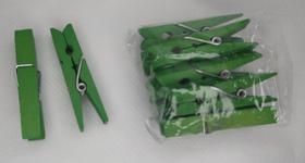 Mini Pregadores Verde 20un Mini Pregadores Verde 20un