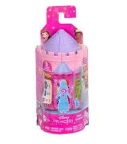 Mini Princesa Disney Torre Rosa E Roxo Mattel