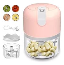 Mini Processador Alho Cebola Temperos Recarregável Portátil Mini Processador Alho Cebola Temperos Recarregável Portátil