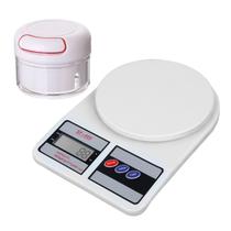 Mini Processador Alimentos + Balança De Cozinha 10kg Kit - Balança de cozinha + Processador de alimentos