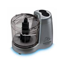 Mini Processador Black Decker HC32p 120W Prata e Preto