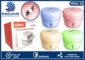 Mini Processador de Alimento Manual LE-789 - Queira Entrar Mini Processador de Alimento Manual LE-789 - Queira Entrar