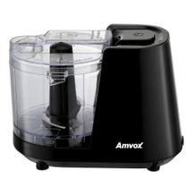 Mini Processador de alimentos 100 watts - APR 1001 BLACK Amvox - Amvox